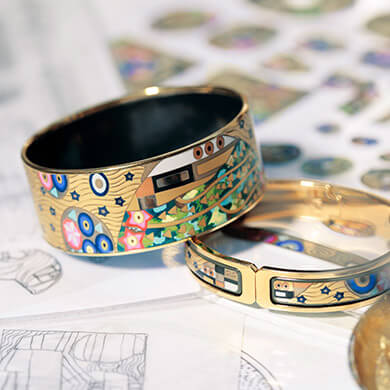 Klimt's painting meets Freywille Jewellery