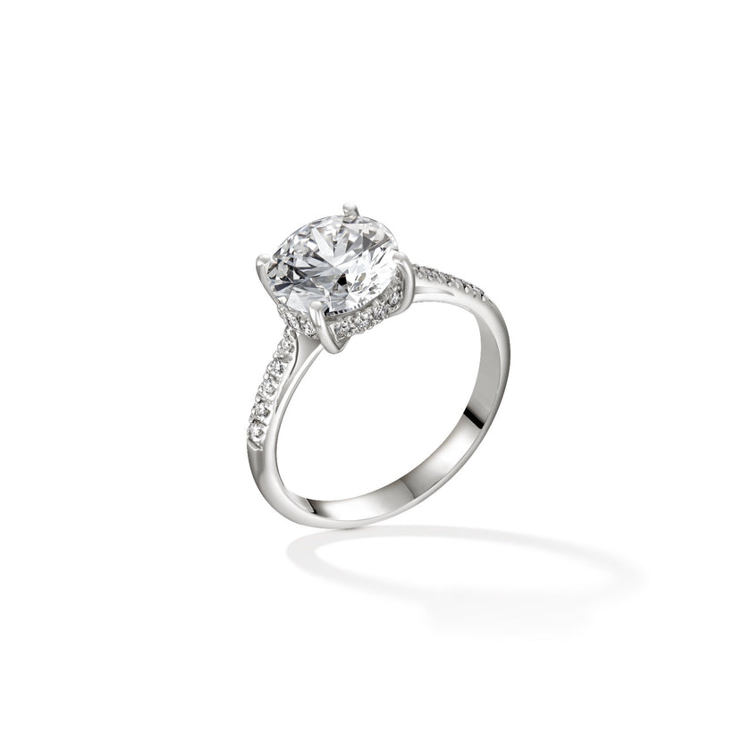 RING WHITE GOLD 750 & PRECIOUS STONES - 100148