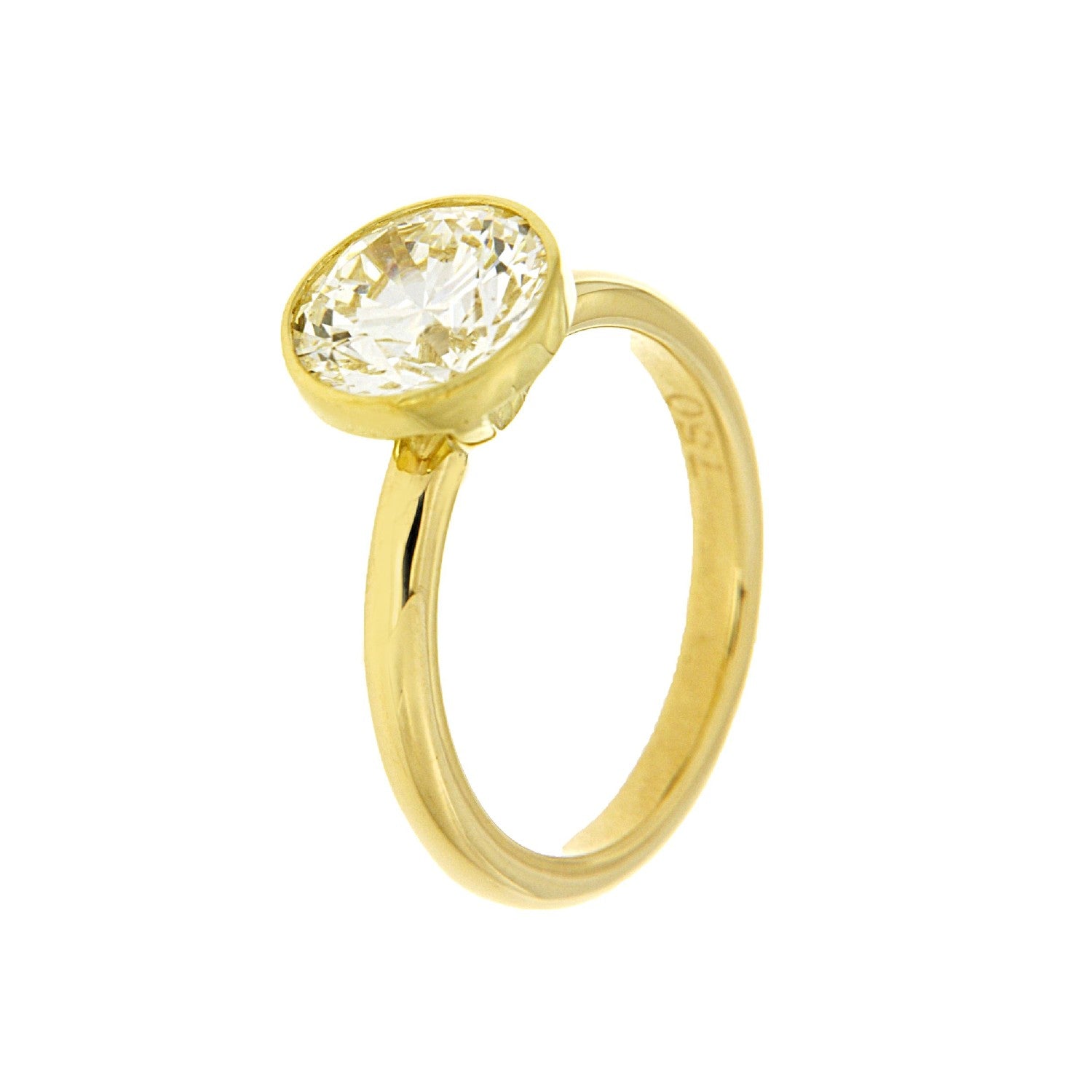 RING GOLD 750 & PRECIOUS STONES - 100244