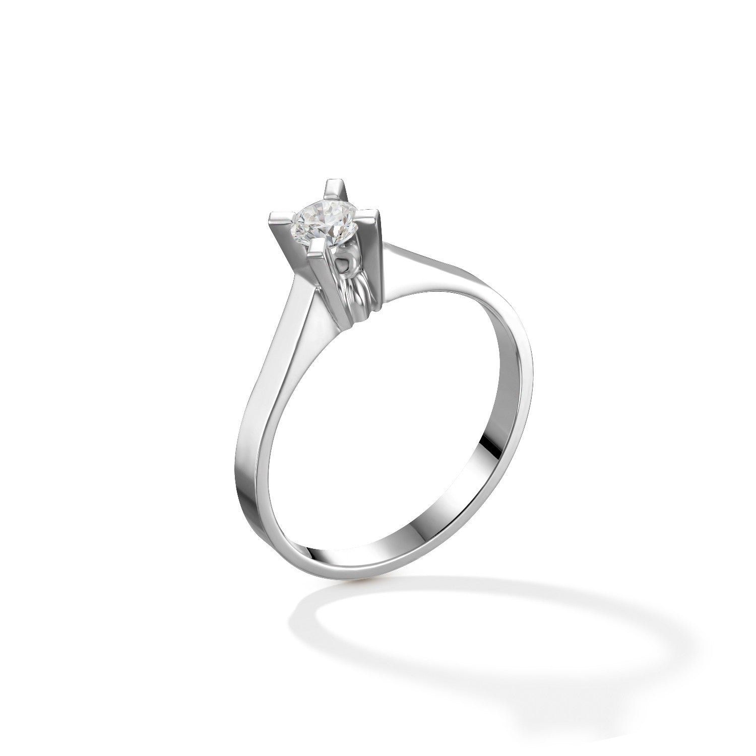 RING WHITE GOLD 750 & PRECIOUS STONES - 100292