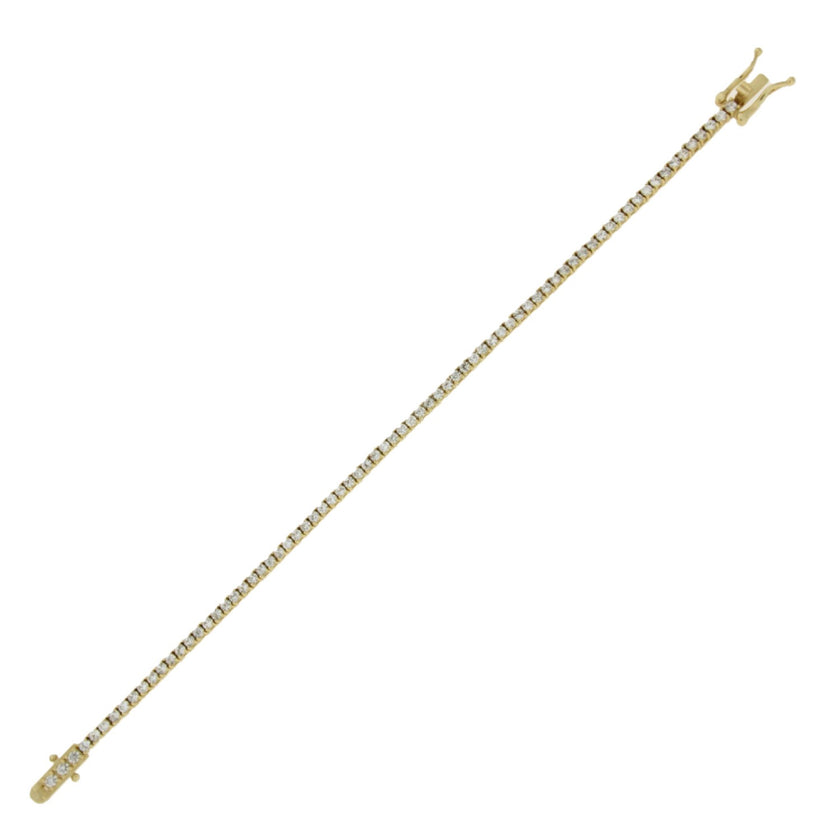 BRACELET YELLOW SILVER 925 & C.Z. - 100386