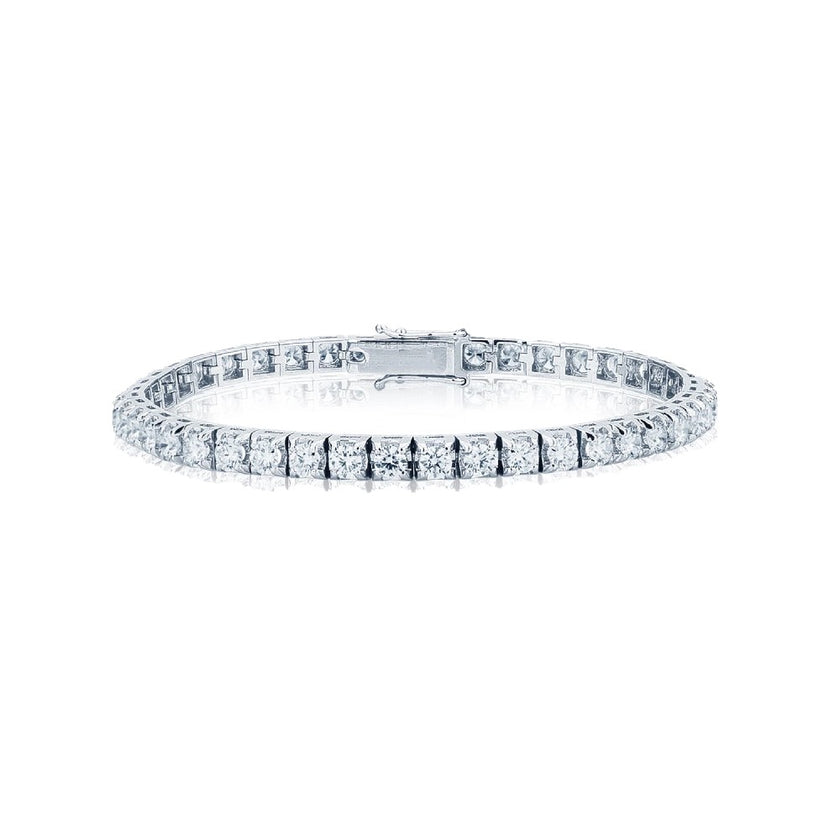 BRACELET WHITE GOLD 750 & PRECIOUS STONES - 100527
