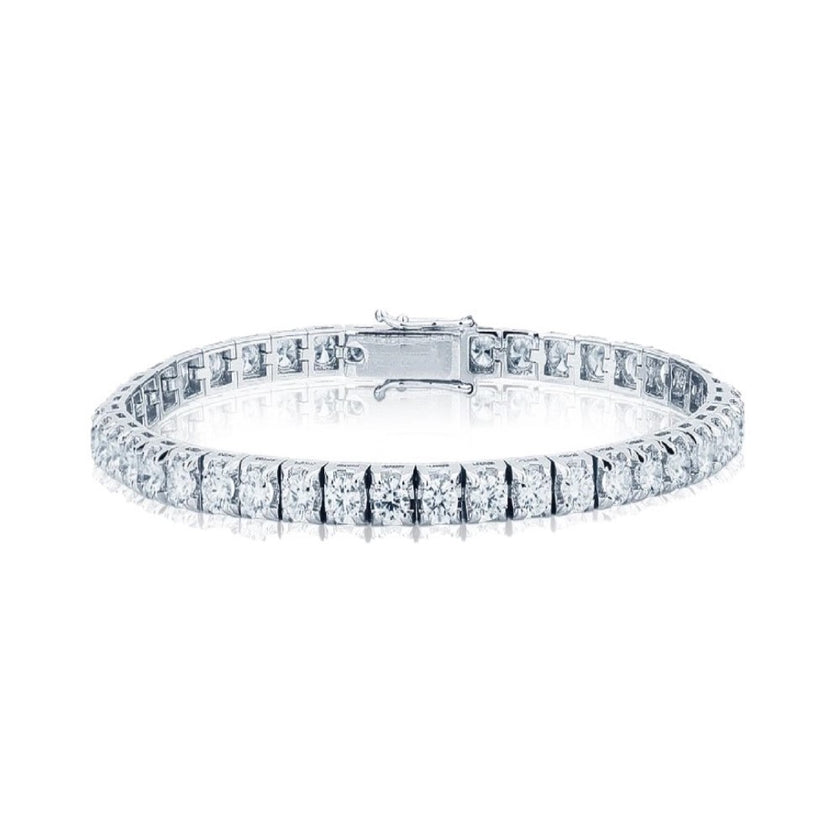 BRACELET WHITE GOLD 750 & PRECIOUS STONES - 100529