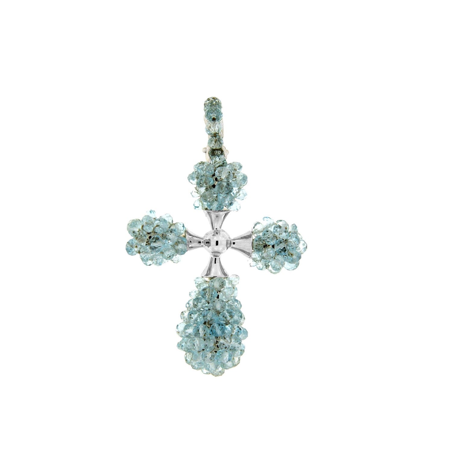 CROSS GOLD 750 & SEMIPRECIOUS STONES - 21861