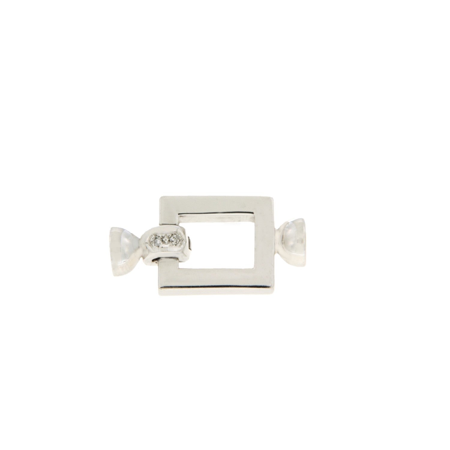 CLASP WHITE GOLD 750 & PRECIOUS STONES - 22913