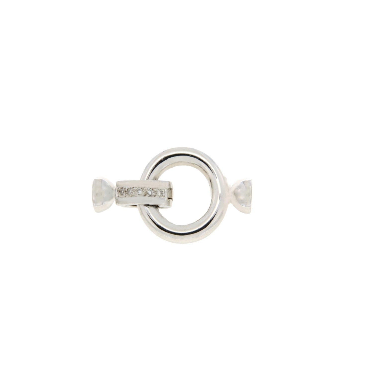 CLASP WHITE GOLD 750 & PRECIOUS STONES - 22914