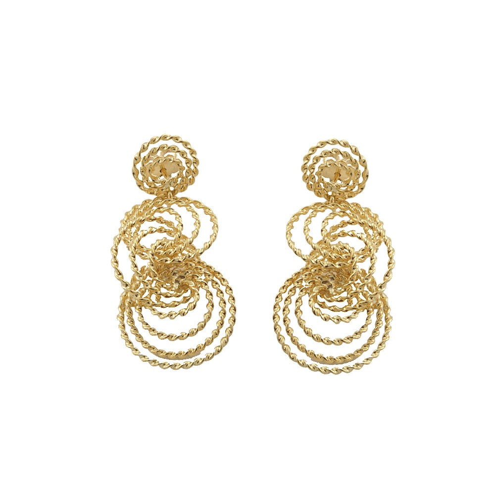 EARRINGS GOLD 750 - 24112