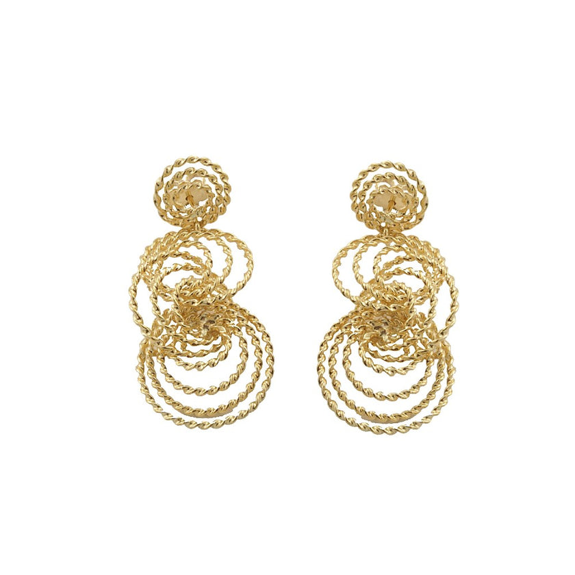 EARRINGS GOLD 750 - 24112