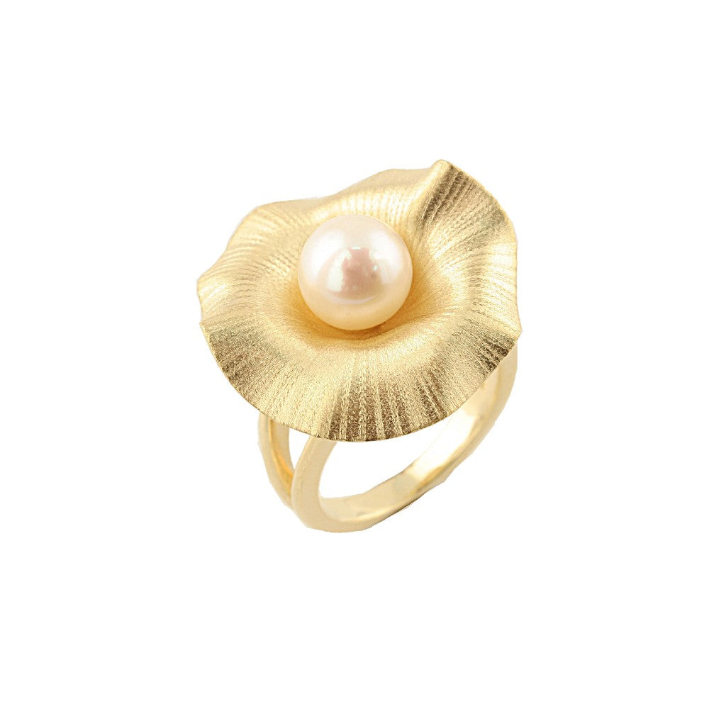 RING GOLD 750 & PEARL - 30548