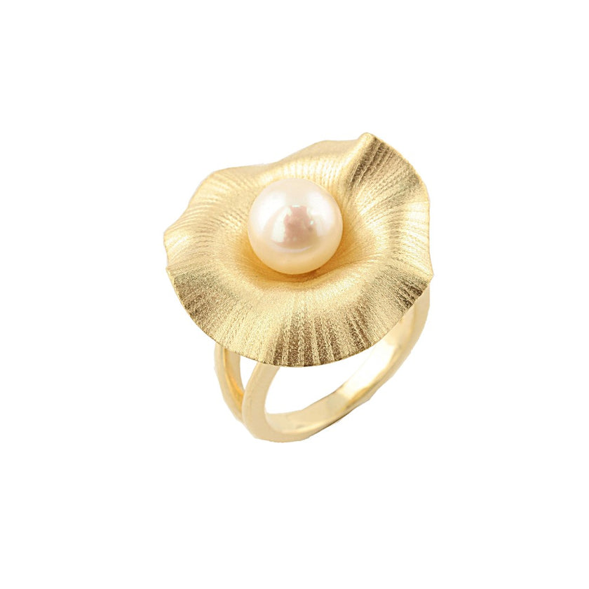RING GOLD 750 & PEARL - 30548