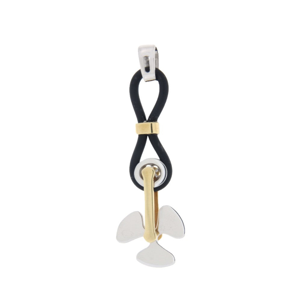 PENDANT YELLOW & WHITE GOLD 750 - 31152