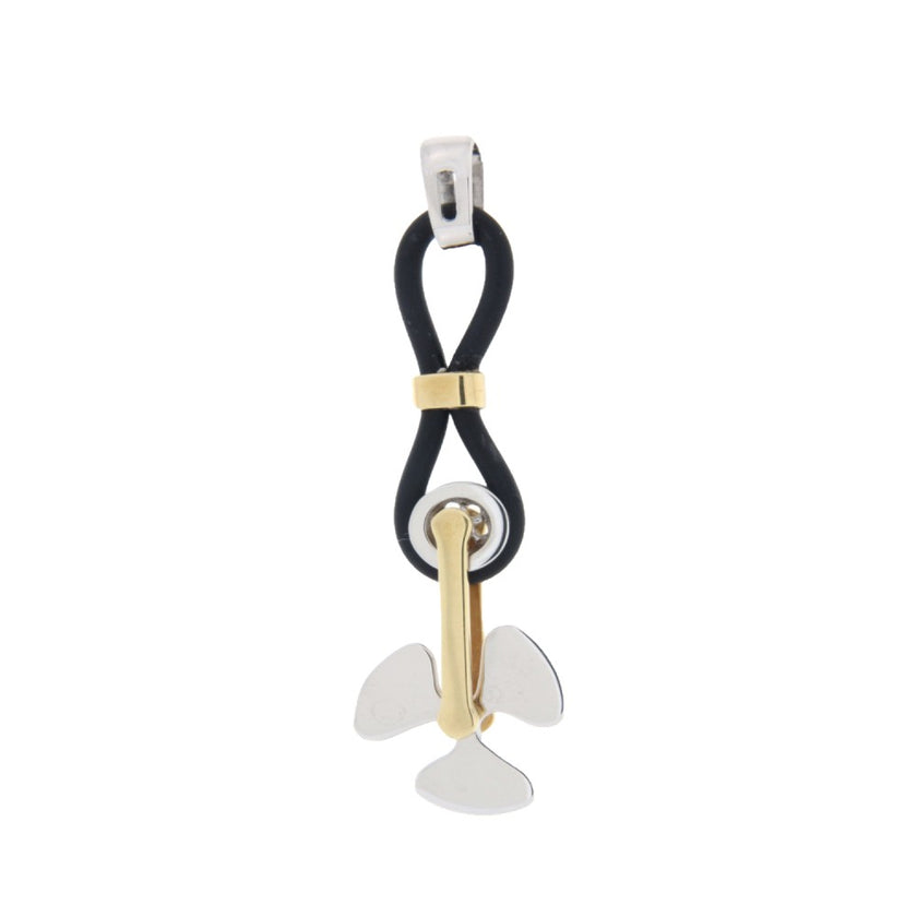 PENDANT YELLOW & WHITE GOLD 750 - 31152