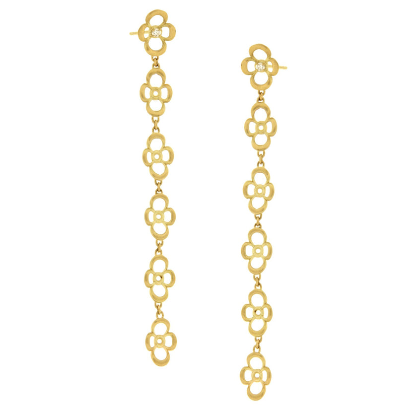 EARRINGS GOLD 750 & PRECIOUS STONES - 34041