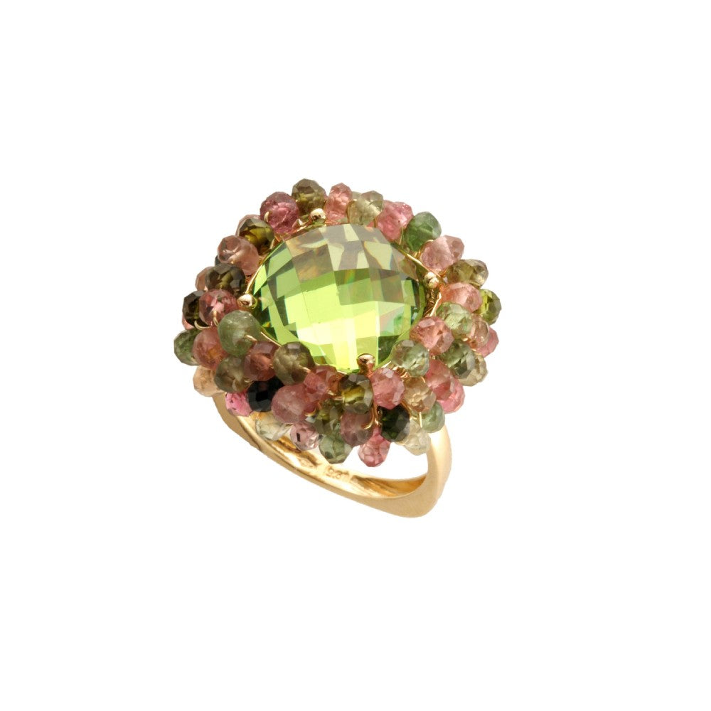 RING GOLD 750 & SEMIPRECIOUS STONES - 34110