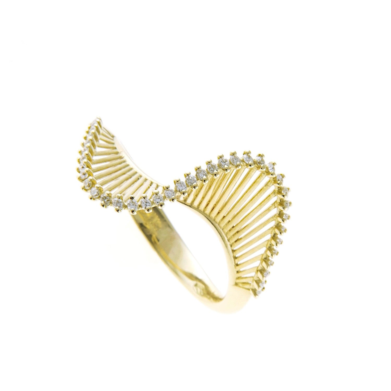 RING GOLD 750 & PRECIOUS STONES - 36753