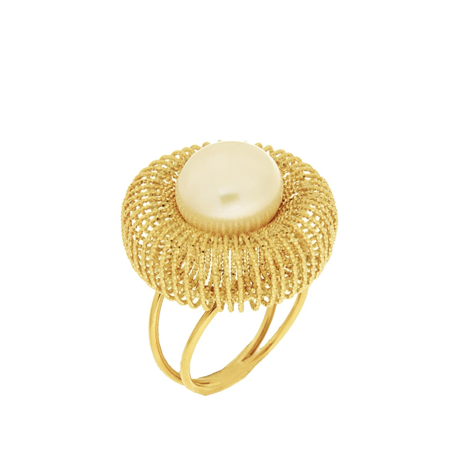 RING GOLD 750 & PEARL - 37767