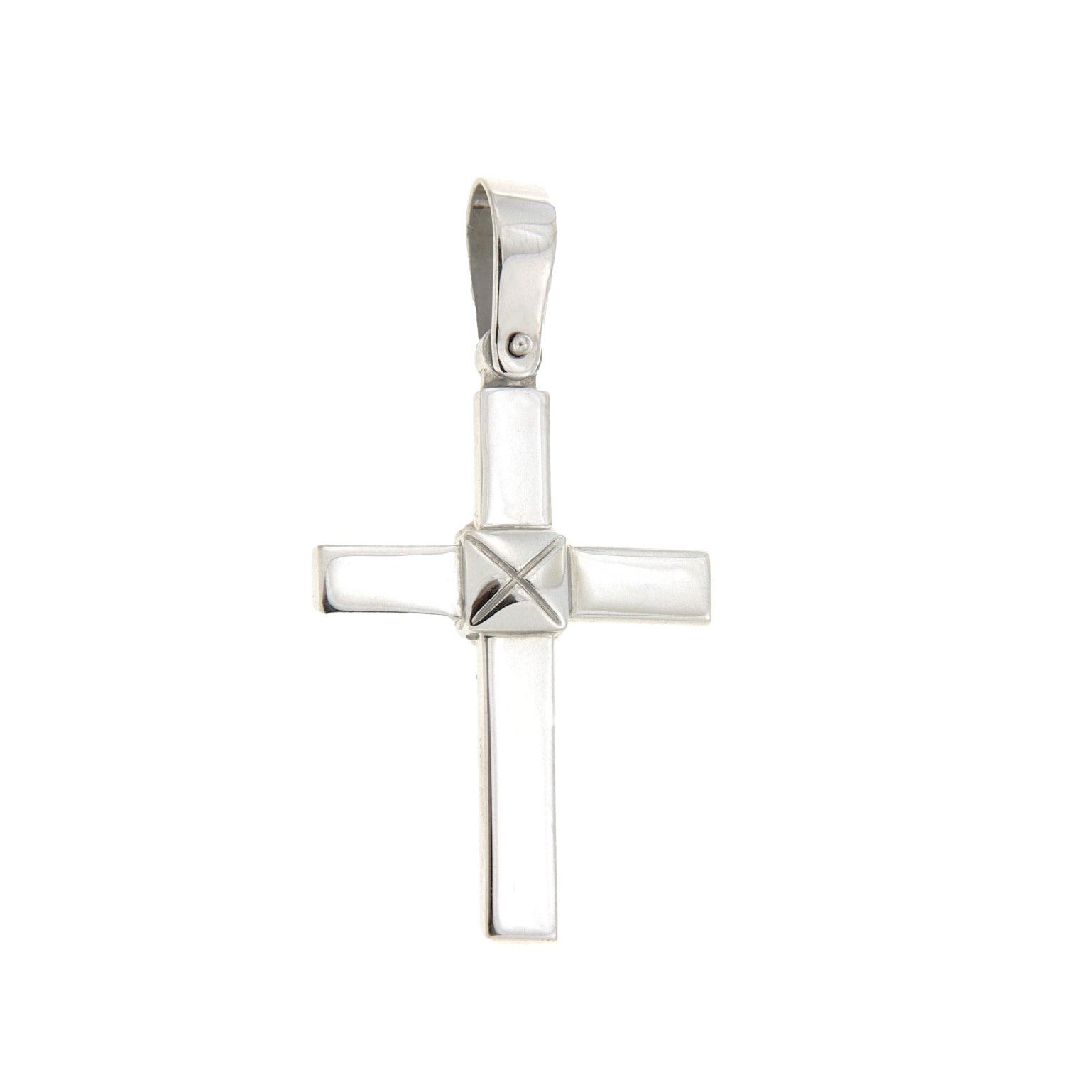 CROSS WHITE GOLD 585 - 44853