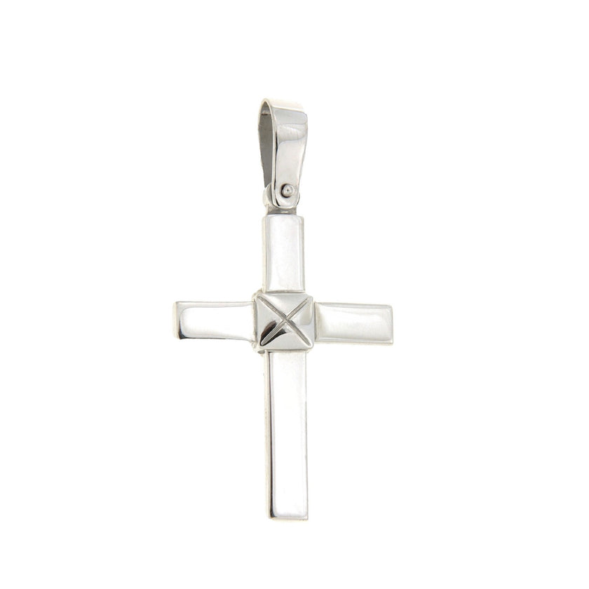 CROSS WHITE GOLD 585 - 44853