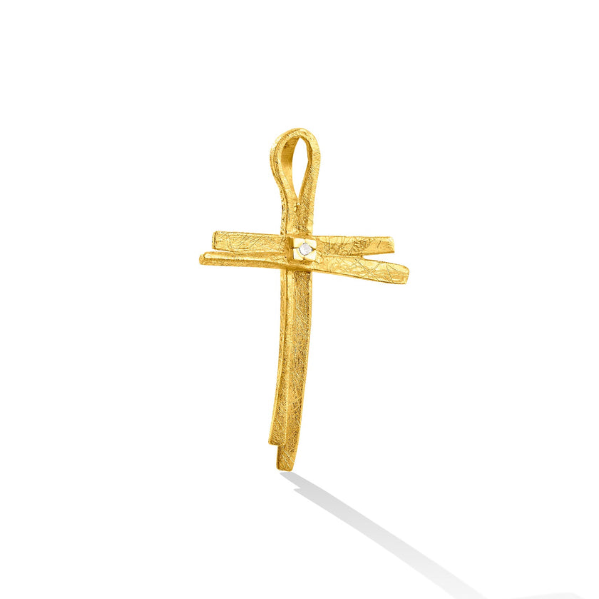 CROSS GOLD 750 & PRECIOUS STONES - 47008