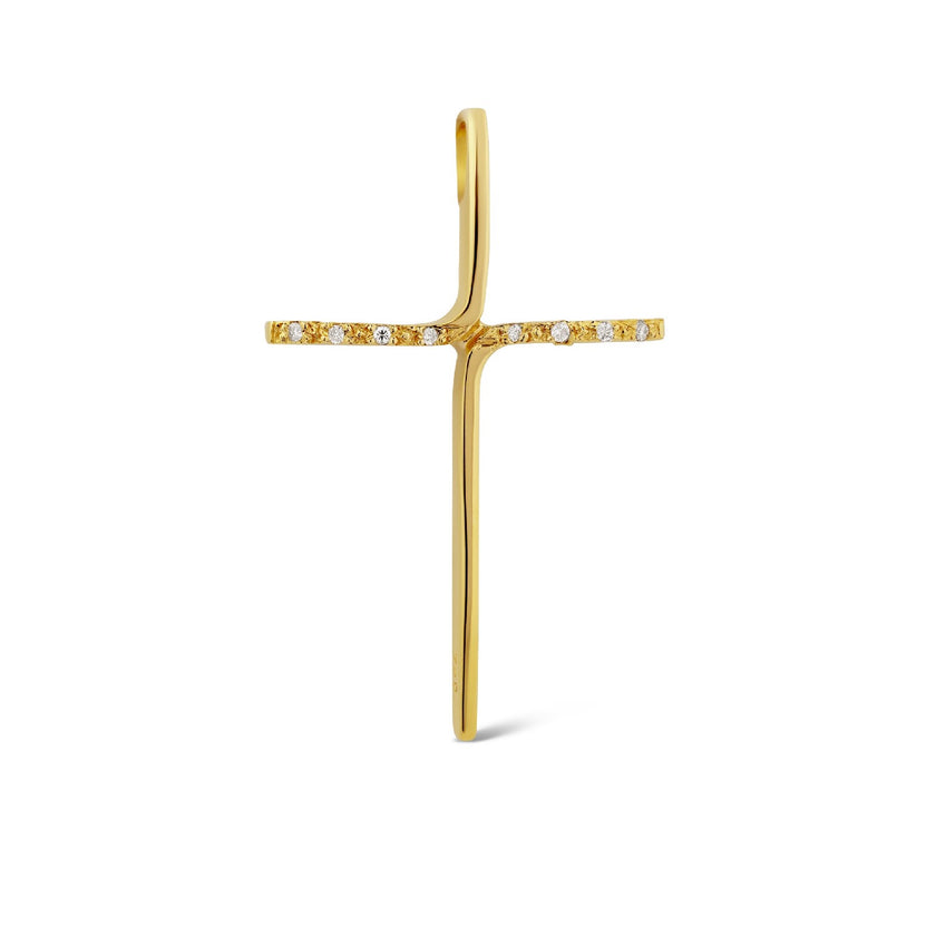CROSS GOLD 750 & PRECIOUS STONES - 48384