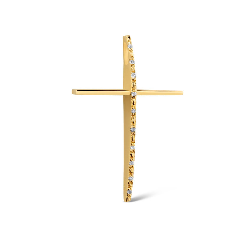 CROSS GOLD 750 & PRECIOUS STONES - 48393