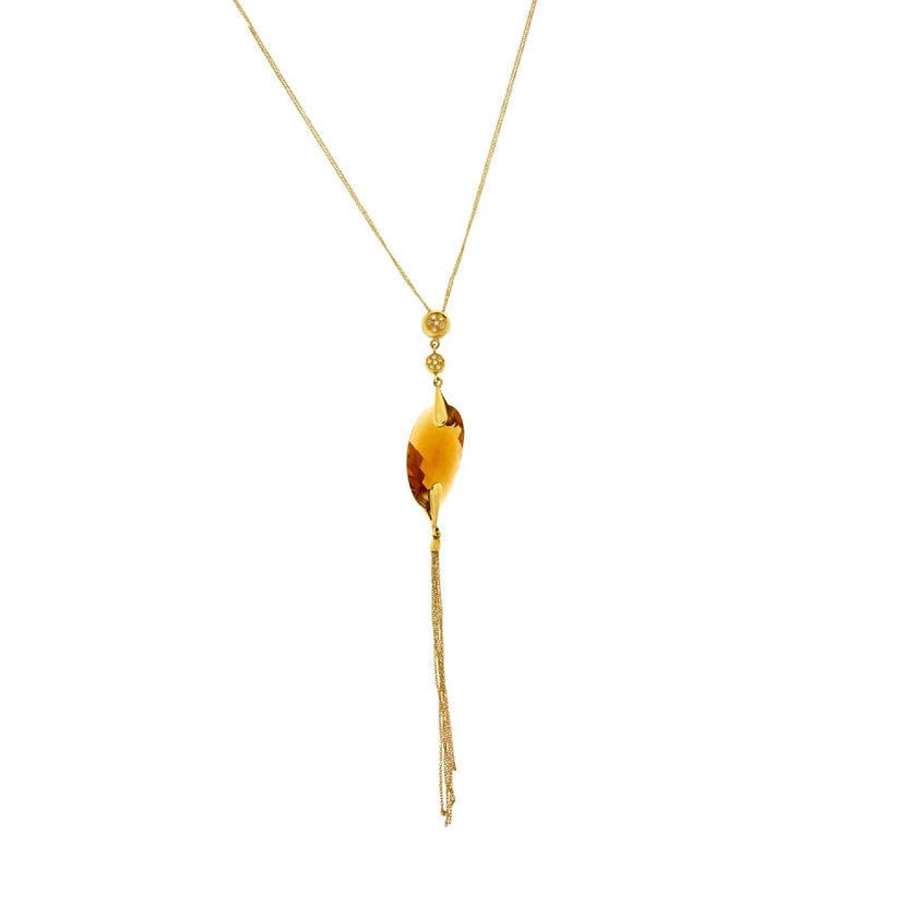 NECKLACE GOLD 750 & PRECIOUS STONES - 48842