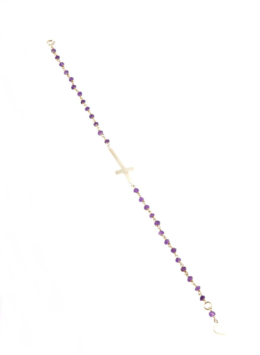 BRACELET GOLD 585 & SEMIPRECIOUS STONES - 54153