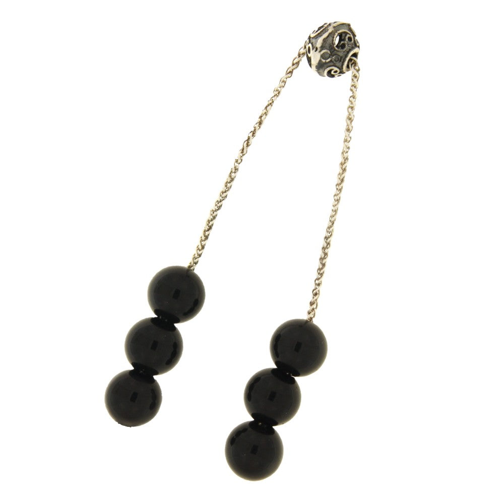 ROSARY WITH AGATE & SILVER - 56080