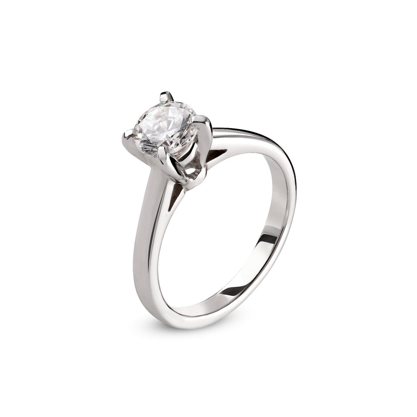 RING WHITE GOLD 750 & PRECIOUS STONES - 60021