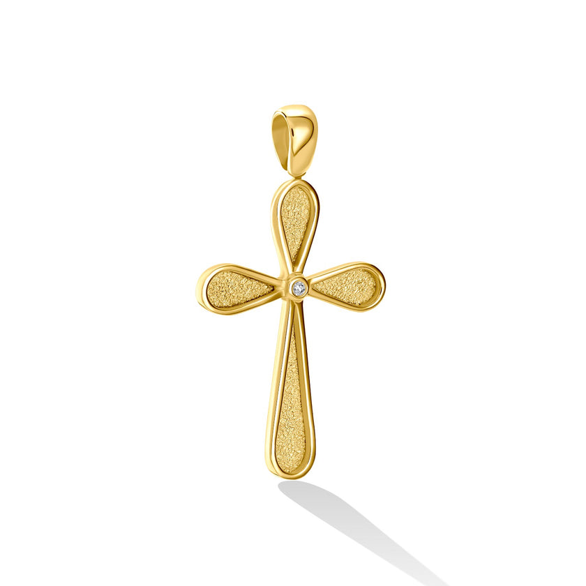 CROSS GOLD 585 & PRECIOUS STONES - 62020