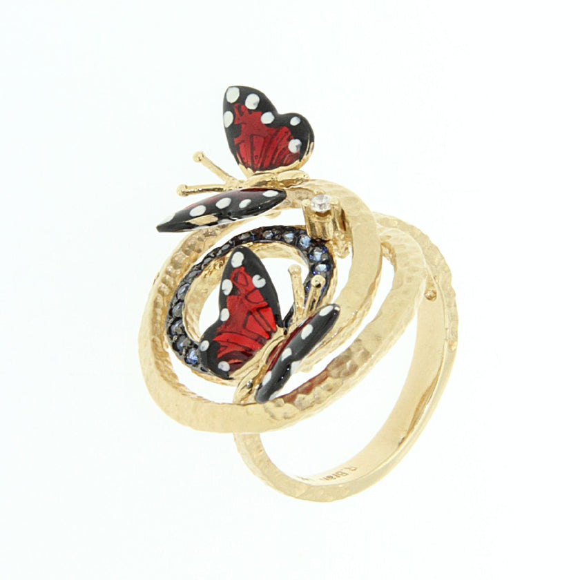 RING GOLD 585 & PRECIOUS STONES - 63345