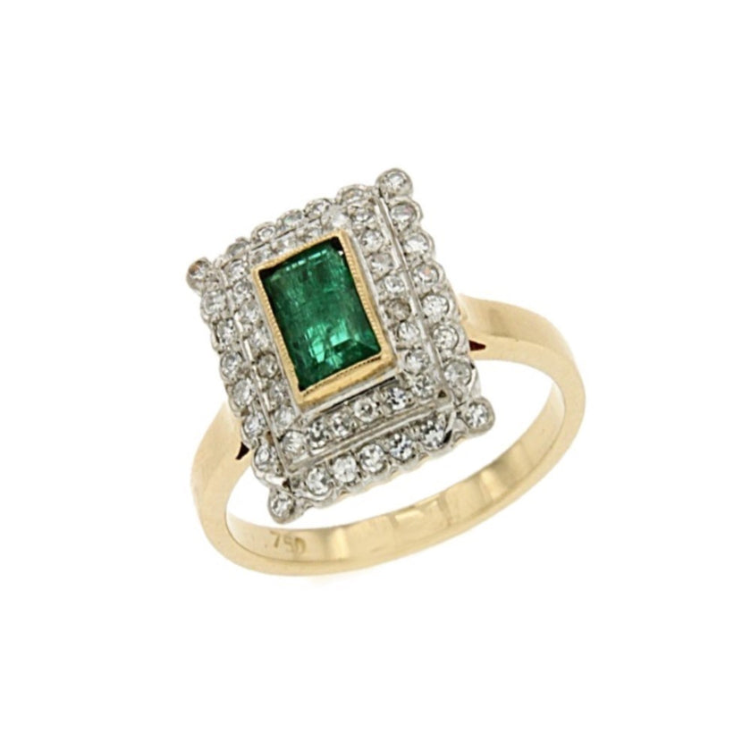 RING GOLD 750 & PRECIOUS STONES - 64957