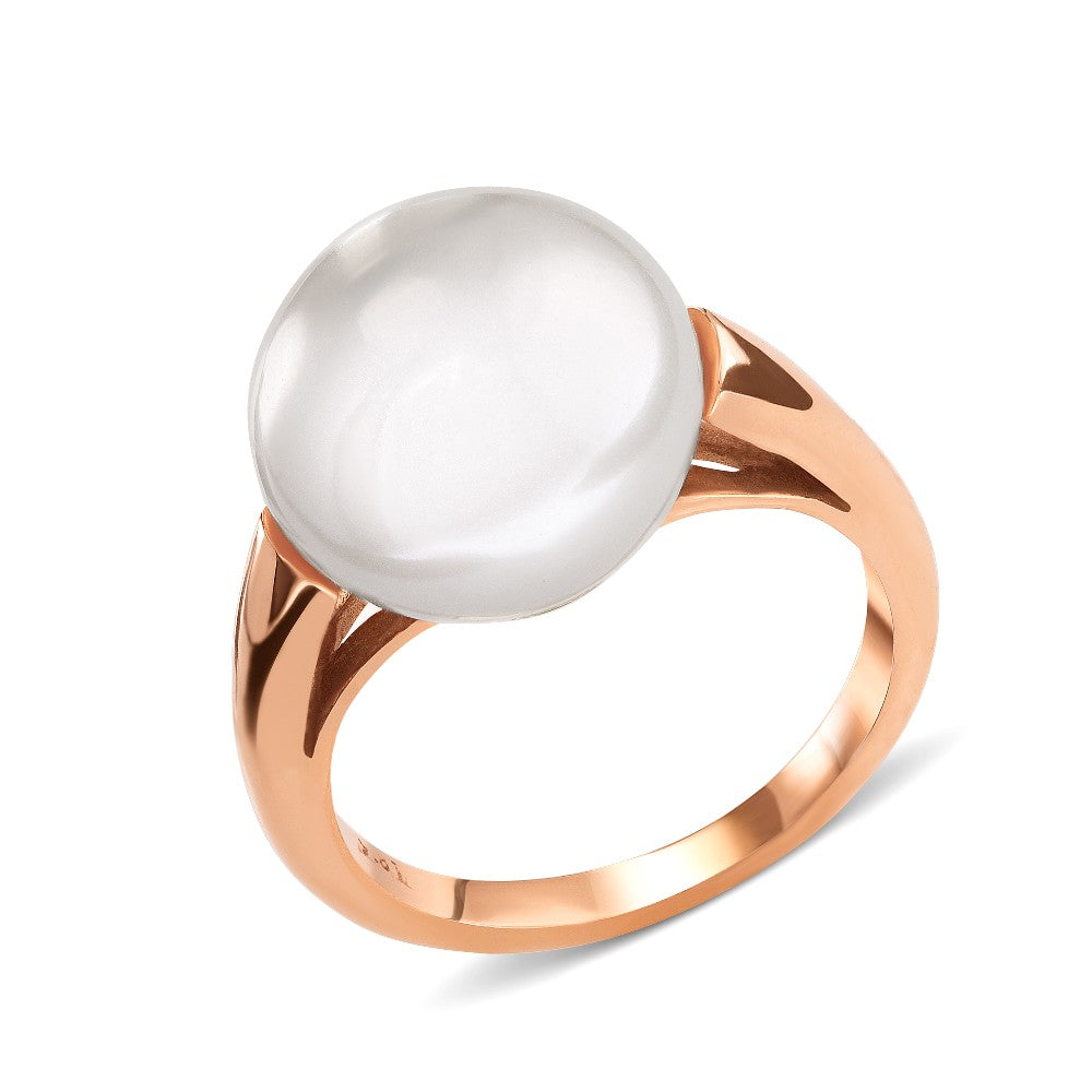 RING PINK GOLD 750 & PEARL - 71597