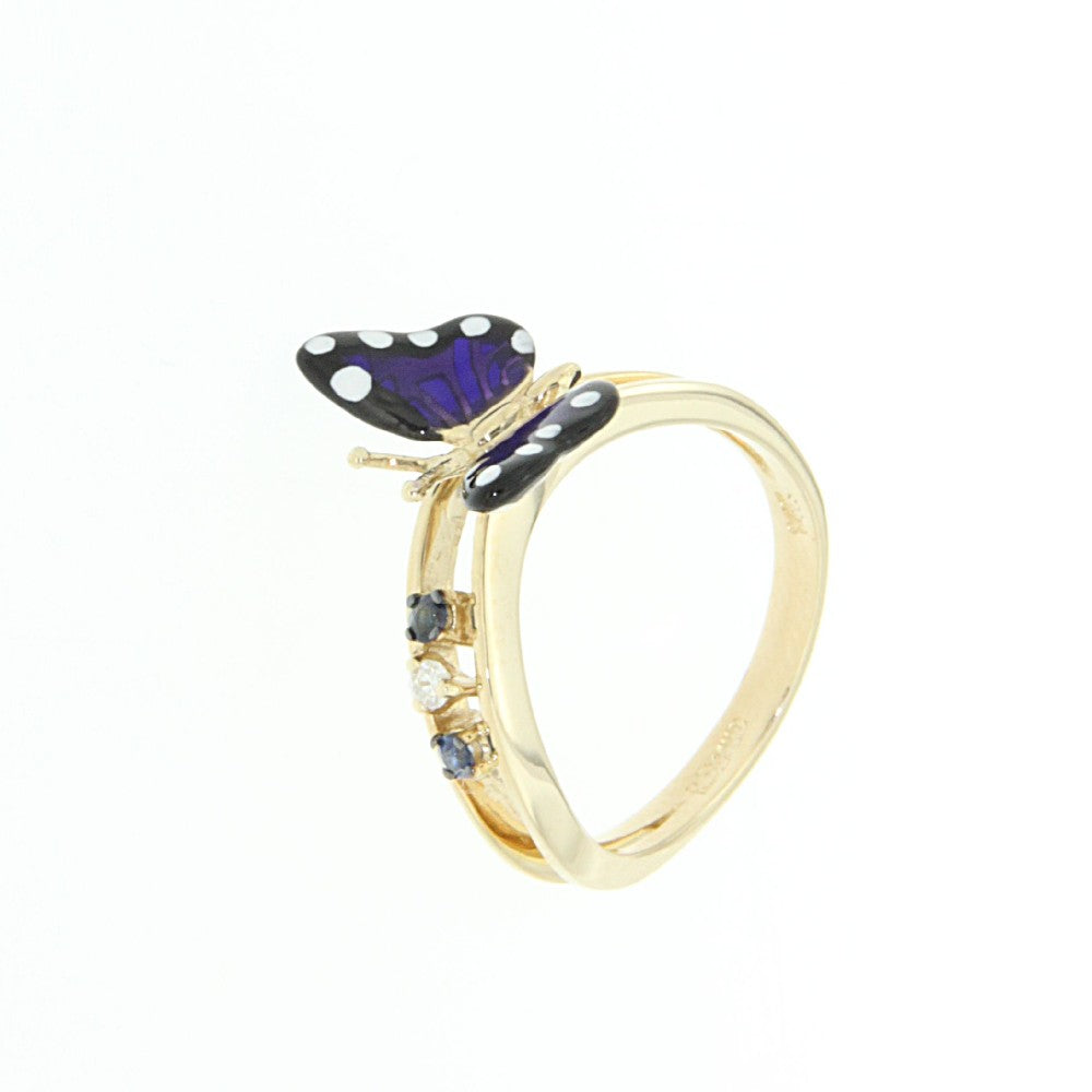 RING GOLD 585 & PRECIOUS STONES - 73169