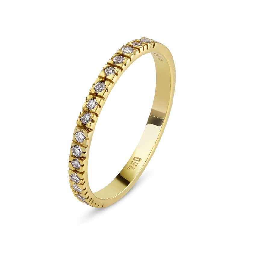 RING GOLD 750 & PRECIOUS STONES - 74075