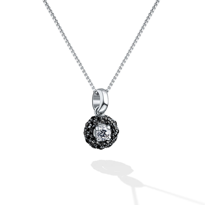 NECKLACE WHITE GOLD 750 & PRECIOUS STONES - 74947