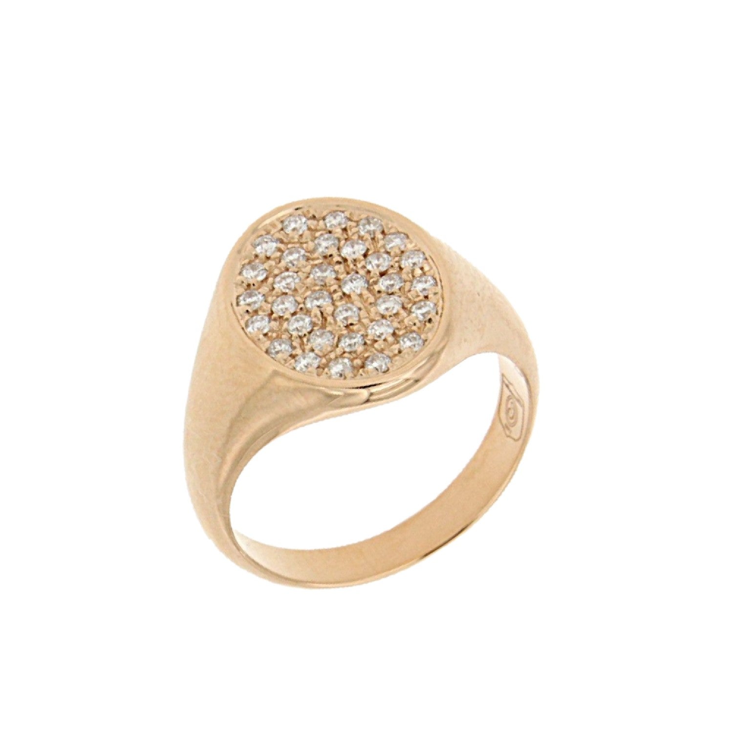 RING PINK GOLD 750 & PRECIOUS STONES - 75380