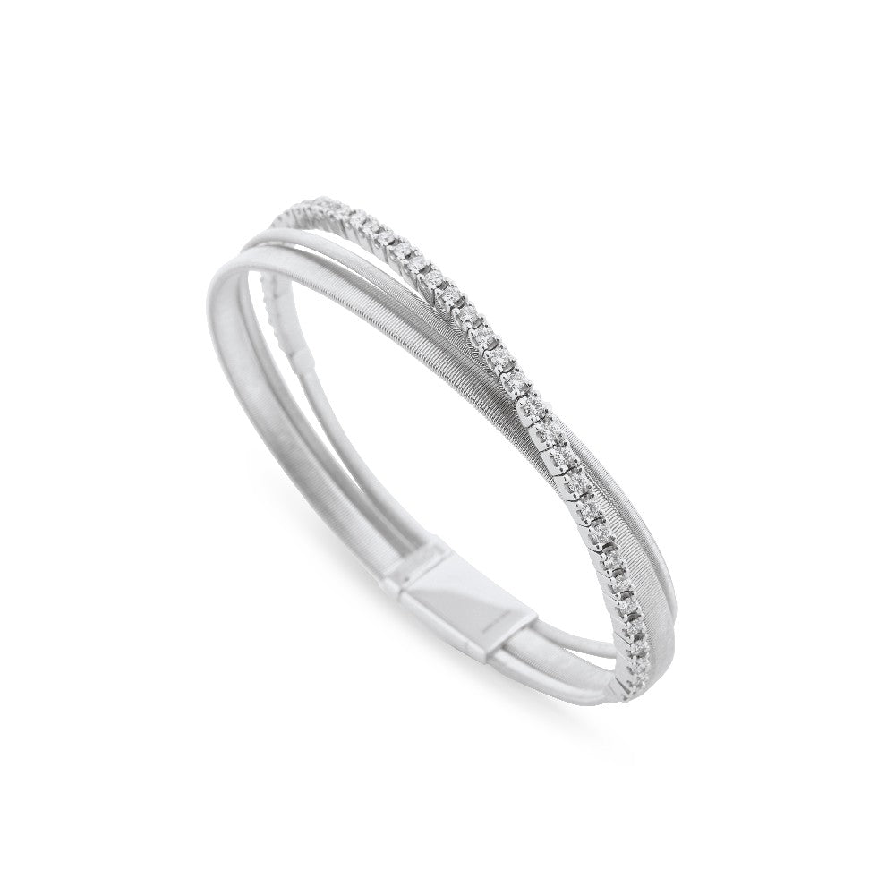 BRACELET WHITE GOLD 750 & PRECIOUS STONES - 75710