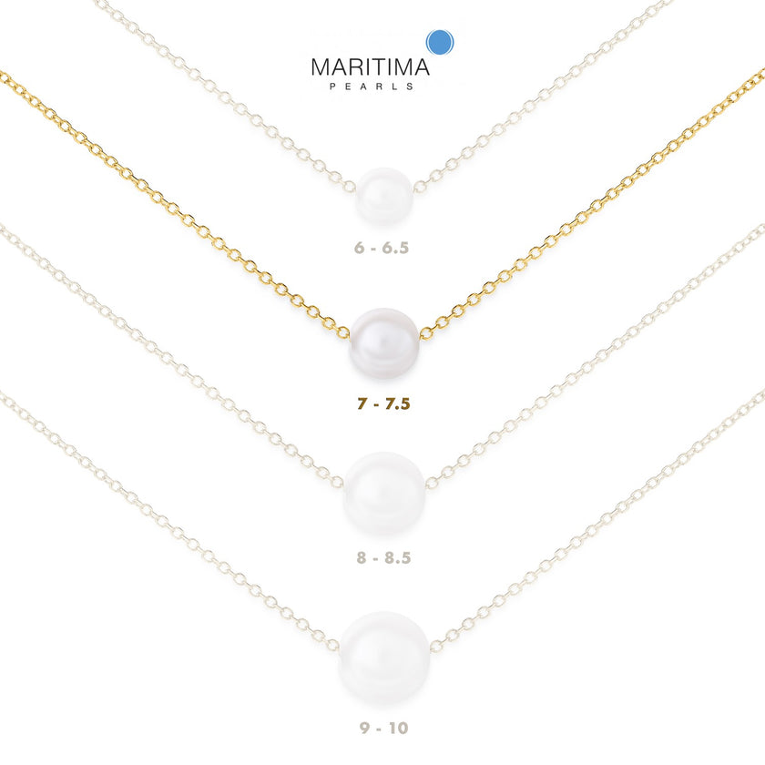 NECKLACE GOLD 585 & PEARLS - 75745
