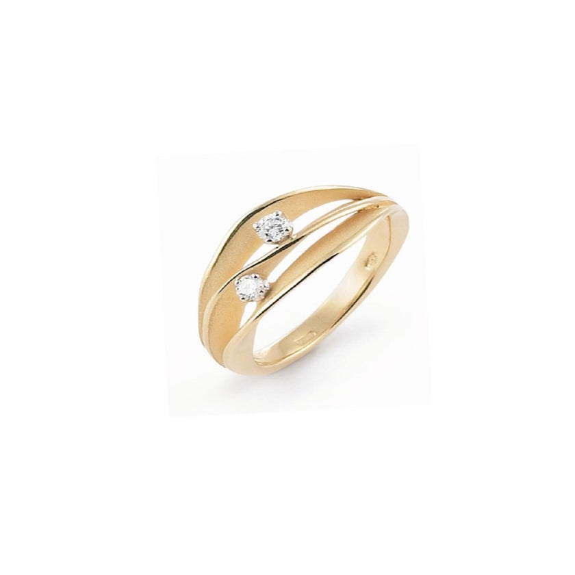 RING GOLD 750 & PRECIOUS STONES - 75750