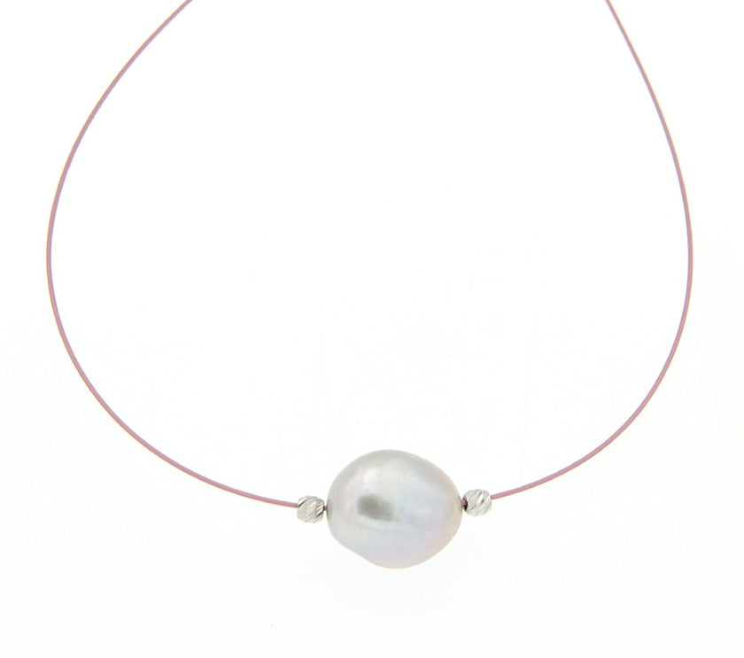 NECKLACE GOLD 750 & PEARLS - 76924