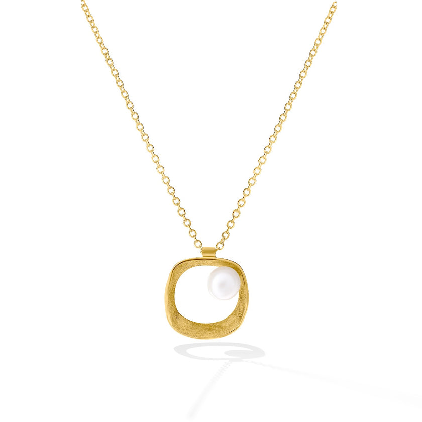 NECKLACE GOLD 750 & PEARLS - 77727