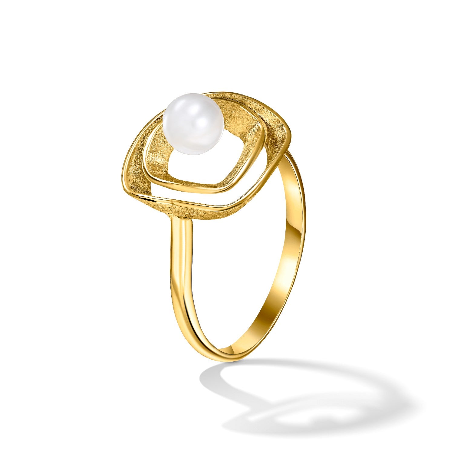 RING GOLD 750 & PEARLS - 78006