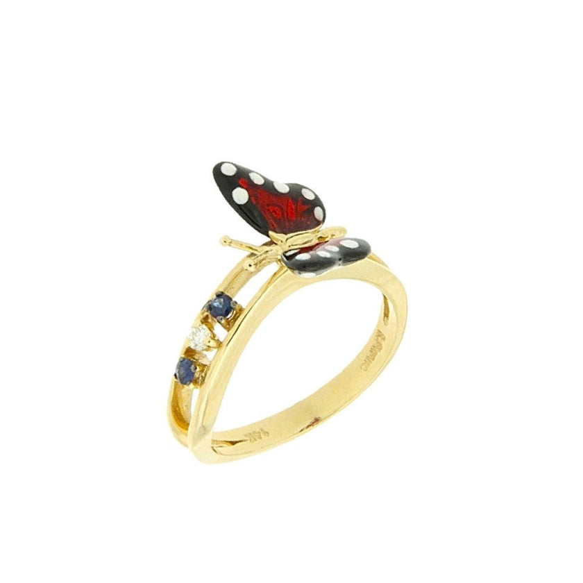 RING GOLD 585 & PRECIOUS STONES - 78632