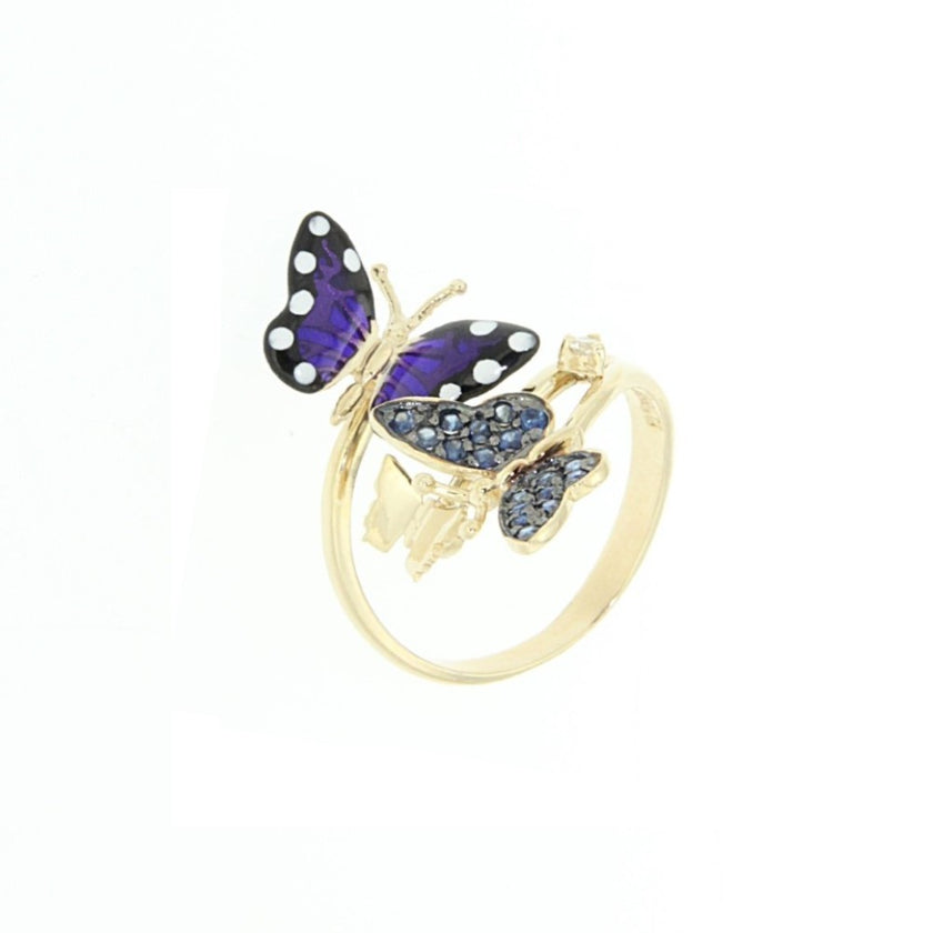 RING  GOLD 585 & PRECIOUS STONES - 78641