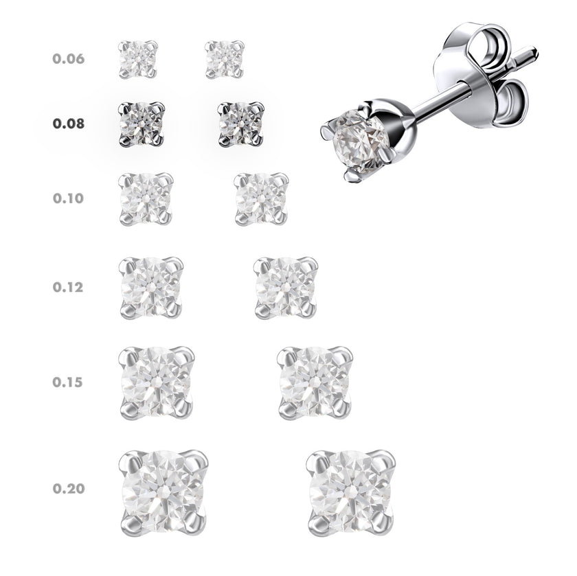 EARRINGS WHITE GOLD 750 & PRECIOUS STONES - 79468