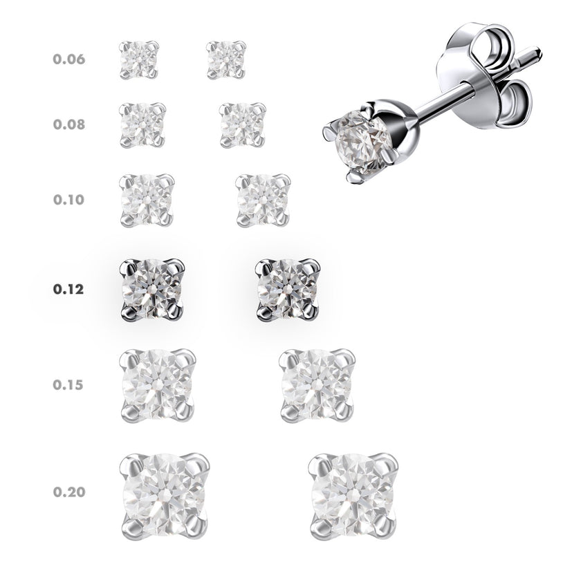 EARRINGS WHITE GOLD 750 & PRECIOUS STONES - 79470