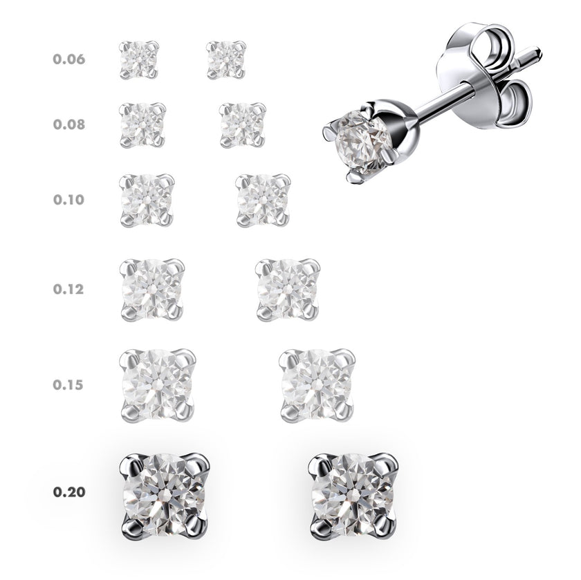 EARRINGS WHITE GOLD 750 & PRECIOUS STONES - 79472