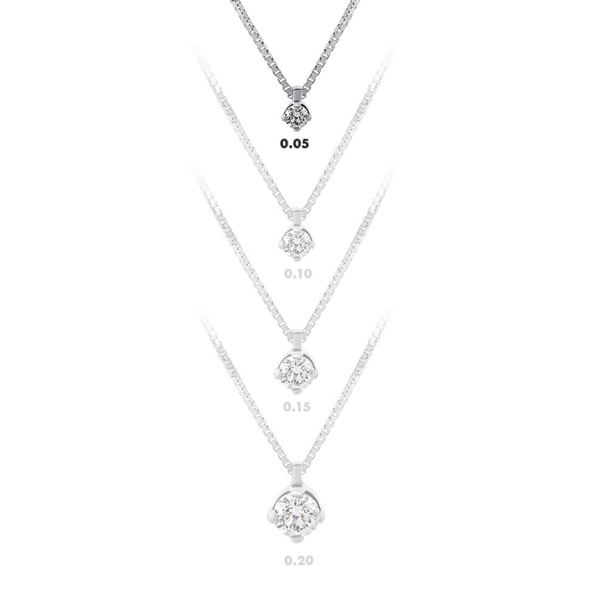 NECKLACE WHITE GOLD 750 & PRECIOUS STONES - 79473