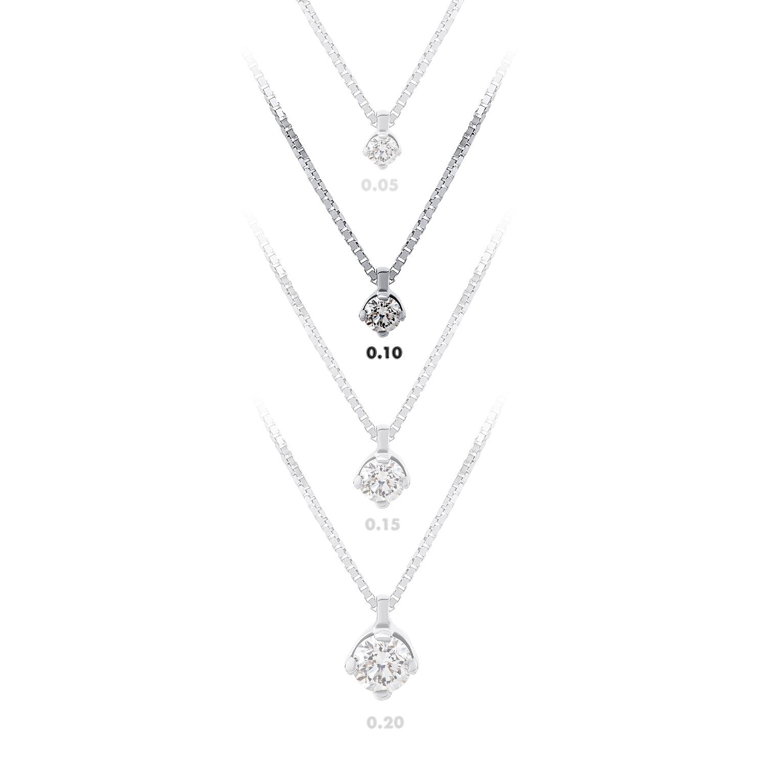 NECKLACE WHITE GOLD 750 & PRECIOUS STONES - 79474